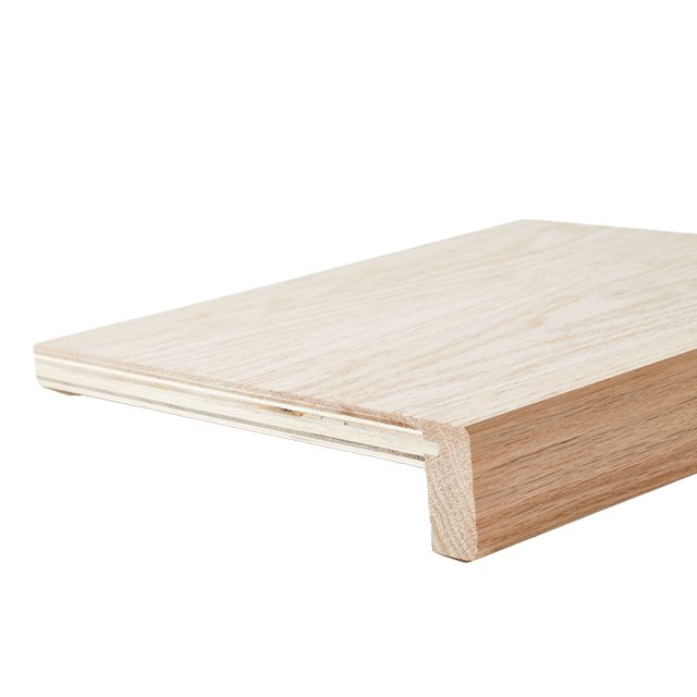 oak veneered tread 