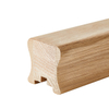 Oak HDR Handrail with Groove