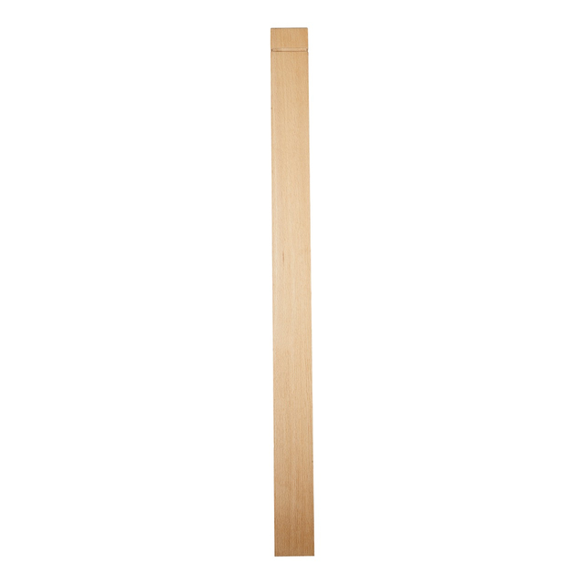 Oak Square Newel post with groove